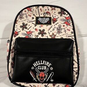 Stranger things 10” Hells Fire Mini Backpack